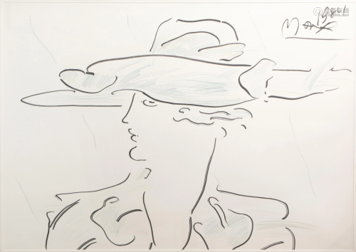 Work on paper, Peter Max