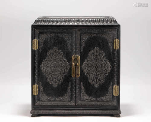 Red Sandalwood Jewely Cabinet from Qing清代紫檀木首飾櫃