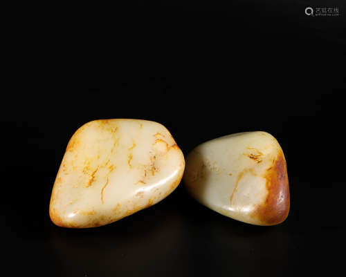 HeTian Jade Original Stone from Qing清代和田玉籽料原石