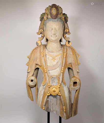 Stone Carved Buddha Statue from Tang唐代石刻觀音象