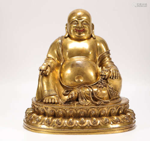 ZhongYuan Maitreya Statue from Ming明代中原弥勒佛