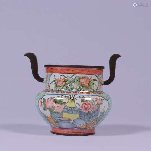 A Chinese Porcelain Enameled Censer