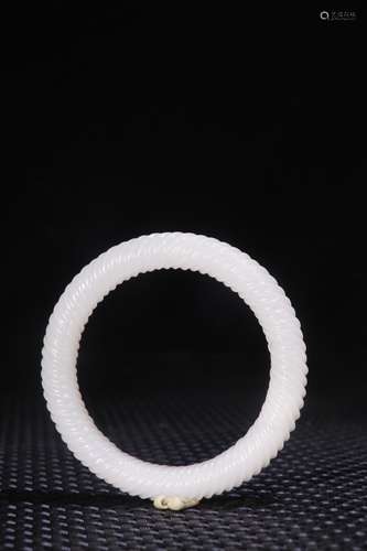 A Chinese Hetian Jade Bangle