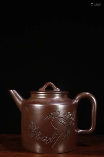 A Chinese Zisha Teapot