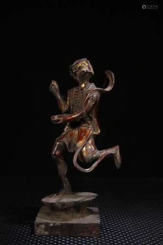 A Chinese Bronze Figure Statue