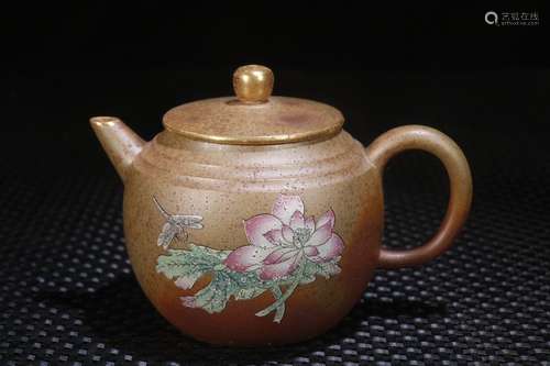 A Chinese Zisha Teapot