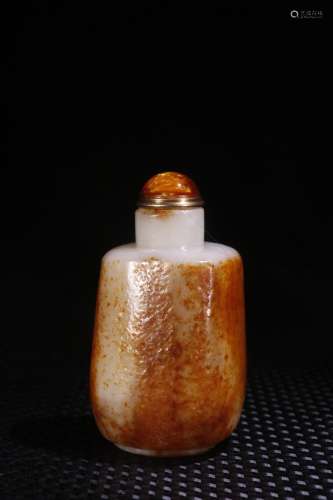 A Chinese Hetian Jade Snuff Bottle