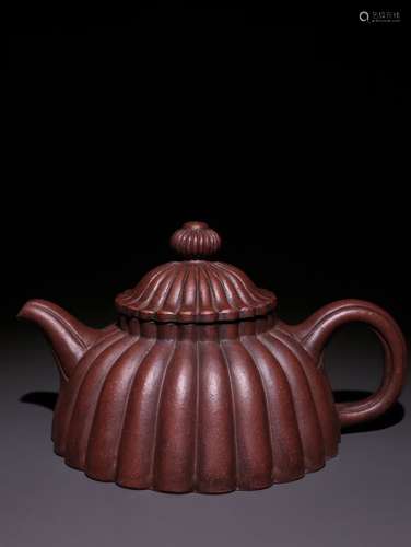 A Chinese Zisha Teapot With Mark