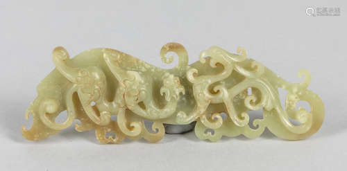 Chinese Celadon Jade Carving