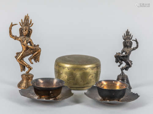 Collectible Asian Silver & Brass Items