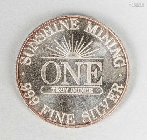 1 Troy Oz Silver Coins, Sunshine Mining
