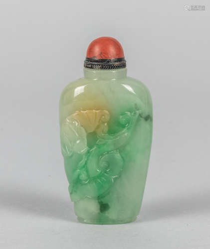 Chinese Jade Jadeite Snuff Bottle