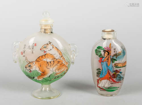 Group of Chinese Inside Painted Snuff Bottles