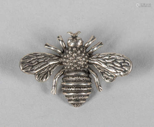 Sterling Taxco Bumble Bee Brooch