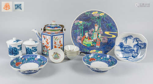 Collection of Japanese Porcelain Items