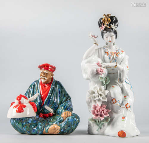 Group of Chinese Export Porcelain Figures