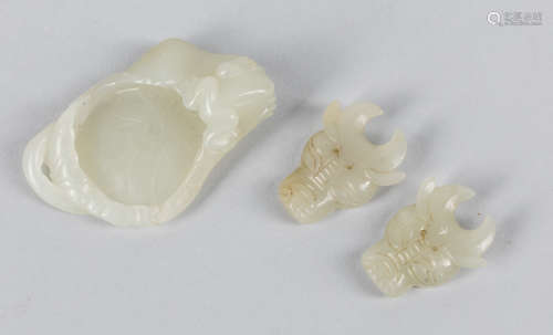 Group of Chinese White Jade Carvings