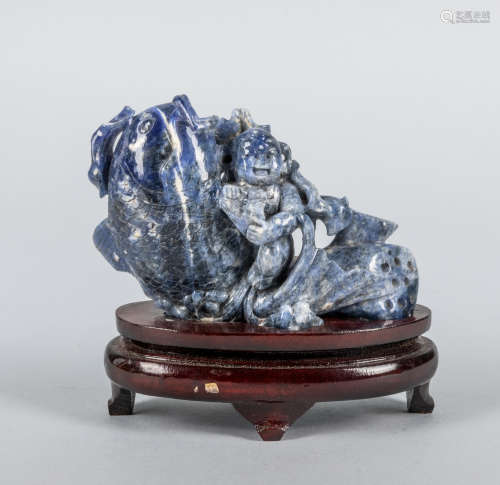 Chinese Old Lapis Carving of Figure