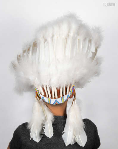 Native American  Feathered Hat