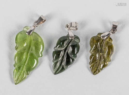 Group Of Chinese Tourmaline Carving