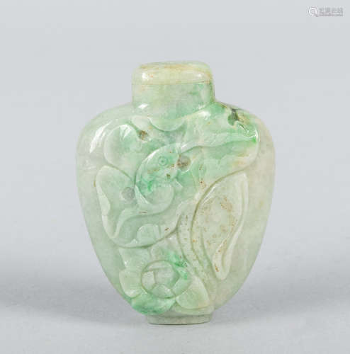 Chinese Jadeite Snuff Bottle