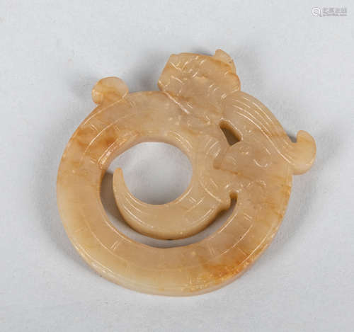 Chinese Brown Jade Carving