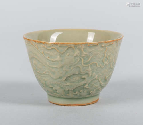 Chinese Longquan Type Porcelain Tea Cup