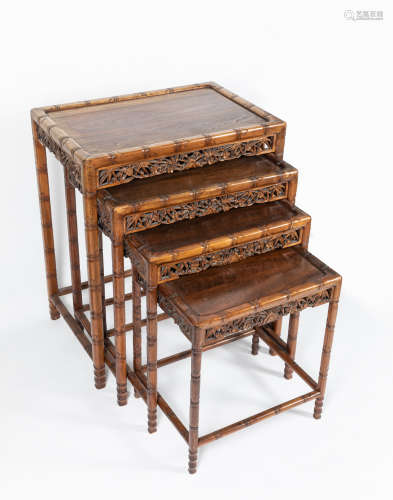 Set of Chinese Wood Tables