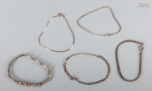 Group of 925 Silver Bracelet