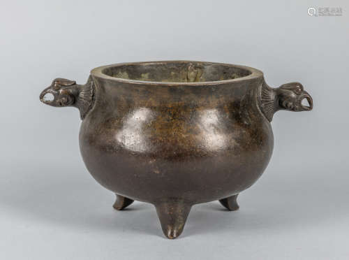 Japanese Meiji  Bronze Censer