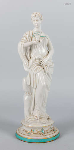 English 1900 Type Antique Porcelain Figure