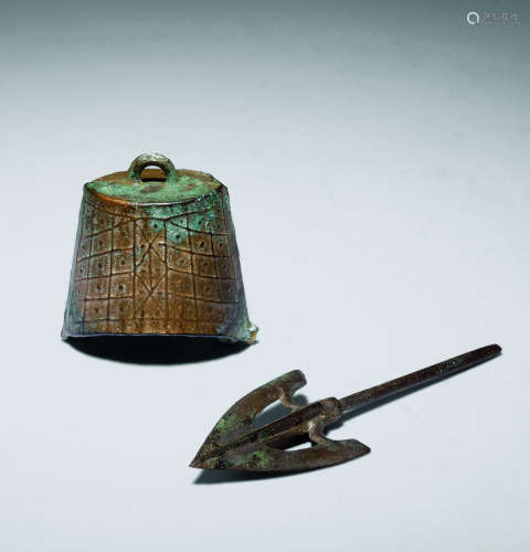 春秋戰國 青銅鏃、青銅鐘