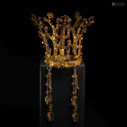 KOREAN 5TH CENTURY FINE GOLD CROWN