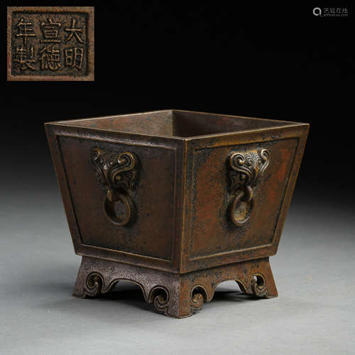 ANCIENT CHINESE COPPER CENSER