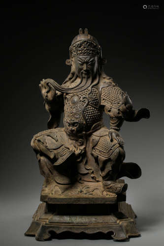 ANCIENT CHINESE BRONZE GUAN GONG