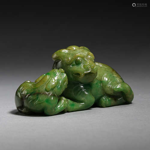 EMERALD BEAST, QING DYNASTY, CHINA