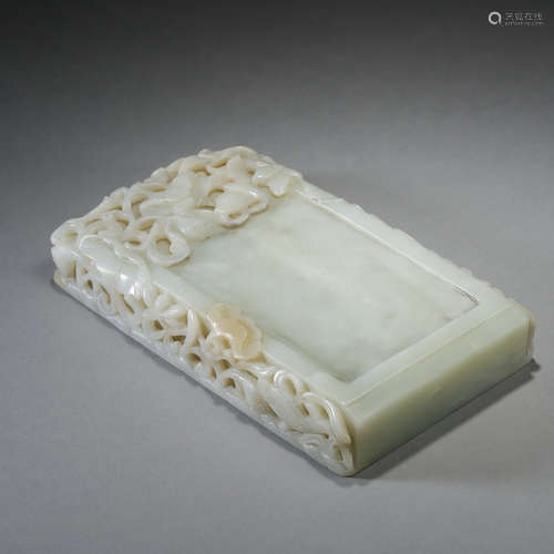 HETIAN JADE INKSTONE, QING DYNASTY, CHINA