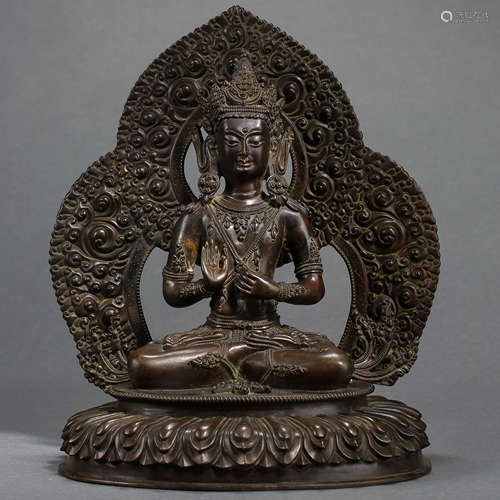 ANCIENT TIBETAN ALLOY BRONZE BUDDHA STATUES