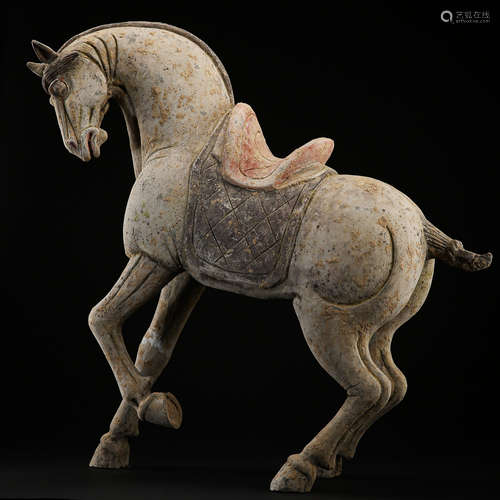 CHINESE POTTERY HORSE