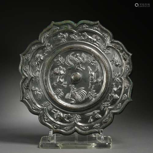 BRONZE MIRROR OF TANG DYNASTY, CHINA