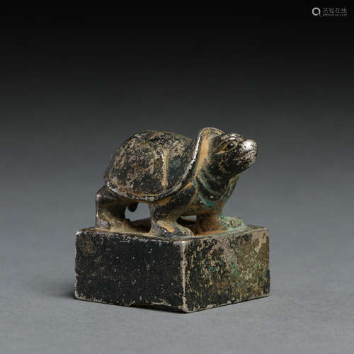 CHINESE HAN DYNASTY FINE SILVER SEAL