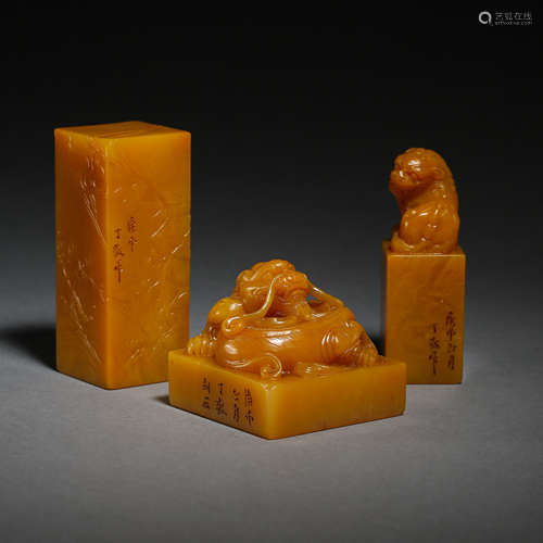 A SET OF TIANHUANG SEALS, QING DYNASTY OF CHINA