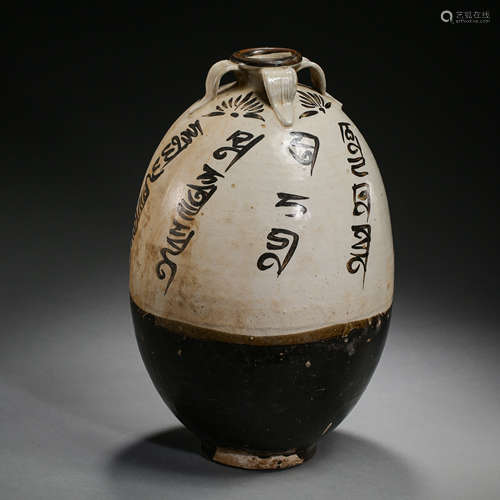 CHINESE YUAN DYNASTY CIZHOU KILN VASE