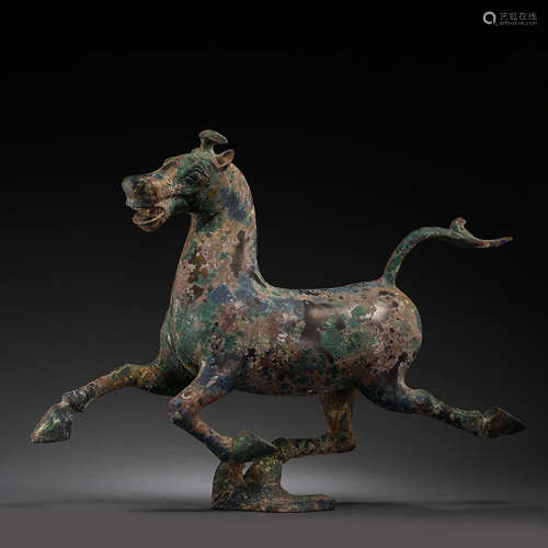 BRONZE HORSE OF TANG DYNASTY, CHINA