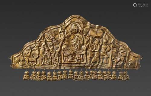 An Extremely Rare Gandharan Go…