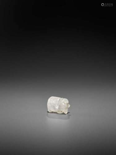 A Pyu Rock Crystal ‘elephant’ …