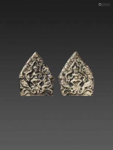 A Pair Of Khmer Silver Repouss…