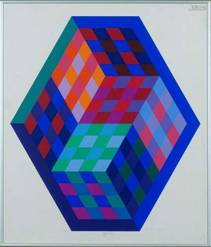 Victor Vasarely (1906 1997).