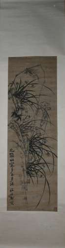 Qing dynasty Zheng banqiao's bamboo&orchid painting