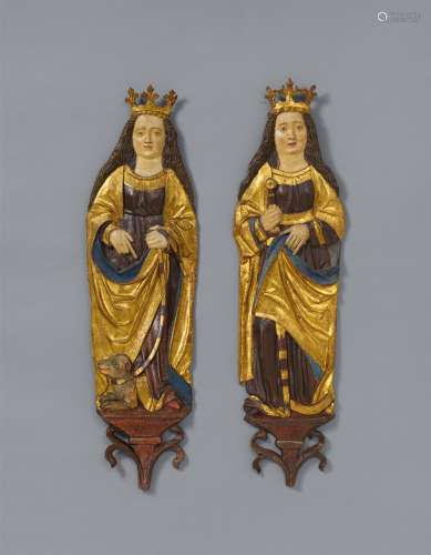 Schwaben 1. Hälfte 16. JahrhundertHl. Katharina und Hl. Margaretha